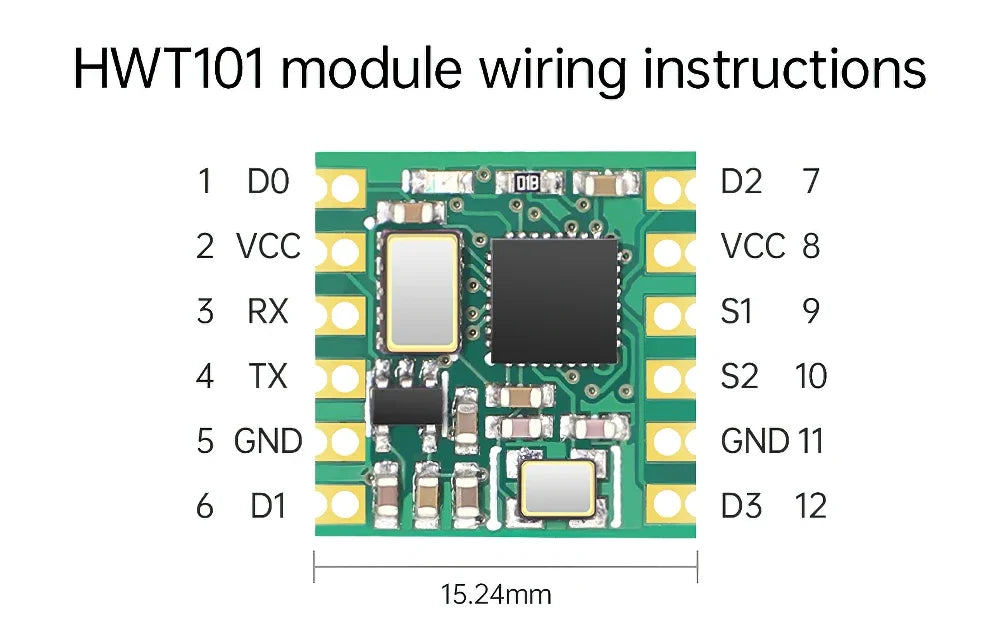 WitMotion HWT101CT High Precision Z-Axis Gyroscope Angle Sensor MEMS Inclinometer axis no drift Module for Robot ROS Drone AGV