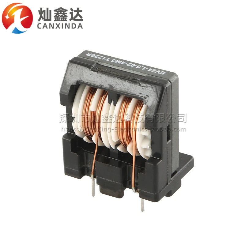 5PCS/ EV24-1.5-02-4M5 Imported switching power supply with common mode filter 4.5MH 1.5A common mode inductor