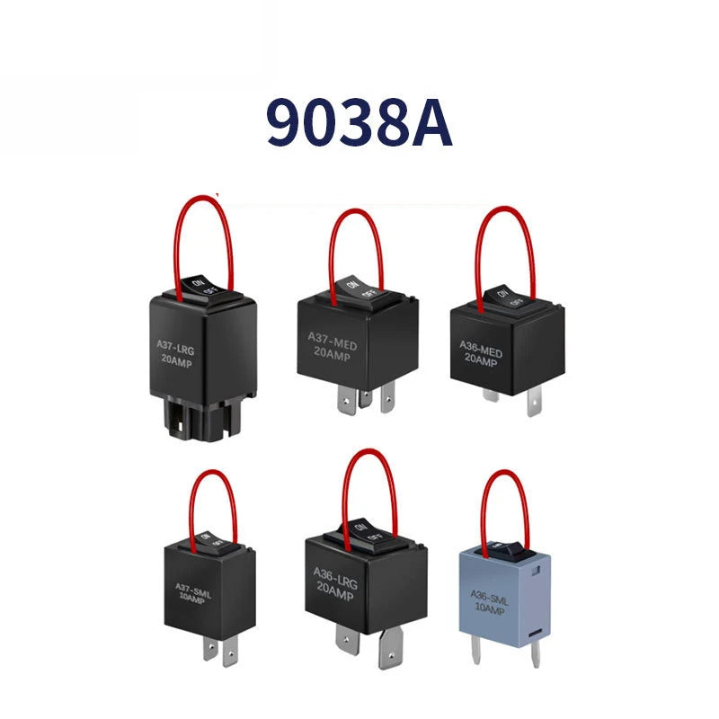 6 Pack 9038 9038A Relay Bypass Switch Kit with Amp Loop Relay Tester Diagnostic Scan Tool Fuel Pump Relay Bypass Master  ﻿