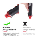 220V DIY Heat Gun Electric Power Tool Hot Air Gun 300W Temperature Gun With Supporting Seat Shrink Plastic DIY Craft Tool