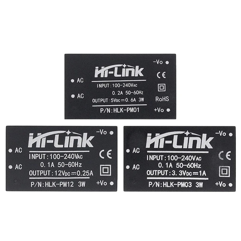 1pcs -PM01 -PM03 HLK-PM12 AC-DC 220V mini ,intelligent household switch power supply module