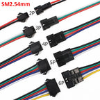 2p/3p/4p/5p/6p Led JST Connector SM Male/female Wire Connector Led Strip Plug For RGB RGBW LED Light Lamp Driver