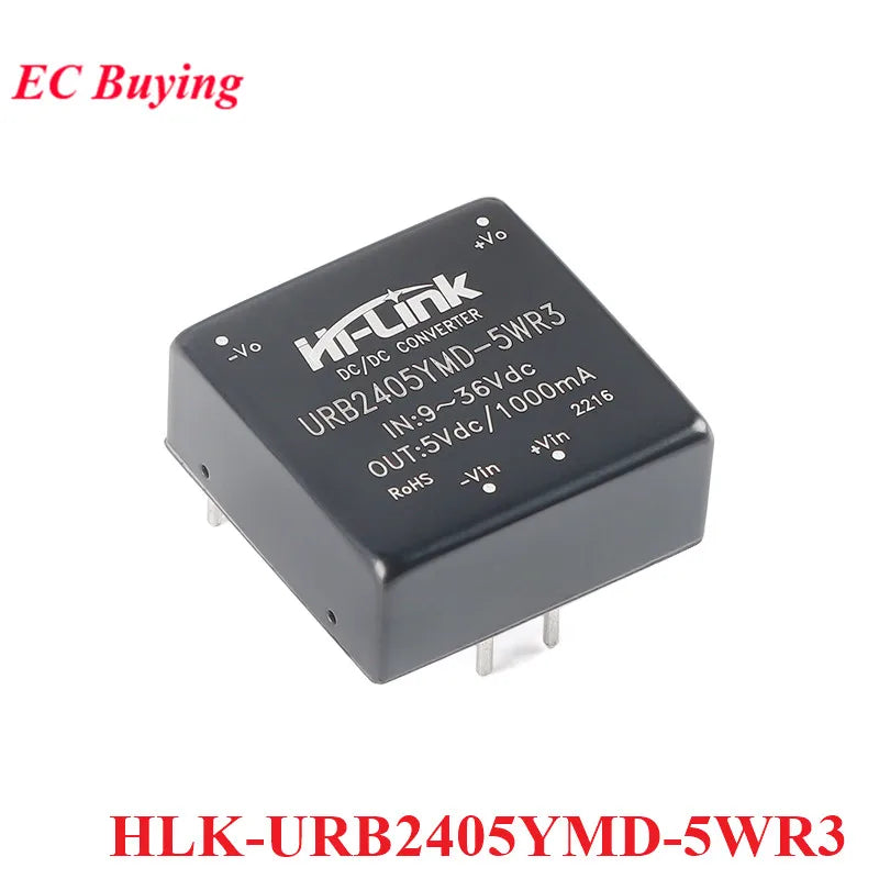 DC-DC Isolated Converter Power Supply Module 5W DC 12V 48V to 15V/5V/12V 24V to 5V/12V HLK-5D2405/5D1205/5D1212/5D1215/5D2412