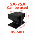 100%New Original For FOTEK single-phase solid-state relay SSR-40AA /10DD/40VA/20DA SSR 10/20/40/50/75 AA/DD/VA/DA HS-50H ES-50K