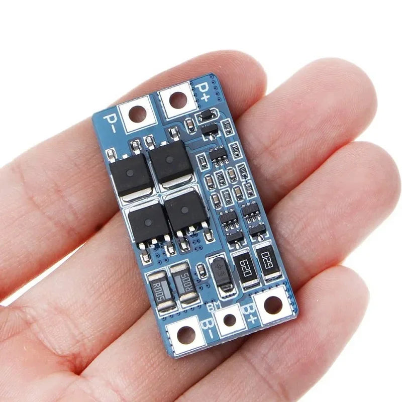 HX-2S-JH20 BMS 2S 10A 7.4V 18650 lithium battery protection board 8.4V balanced function overcharged protection Good
