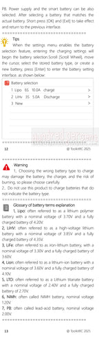 ToolkitRC M6DAC V2 TRN Charger 2CH AC200W Transparent Color DC800W IPS Model Toy Car Lithium Battery Charging 1S 2-6S LiPo LiHv