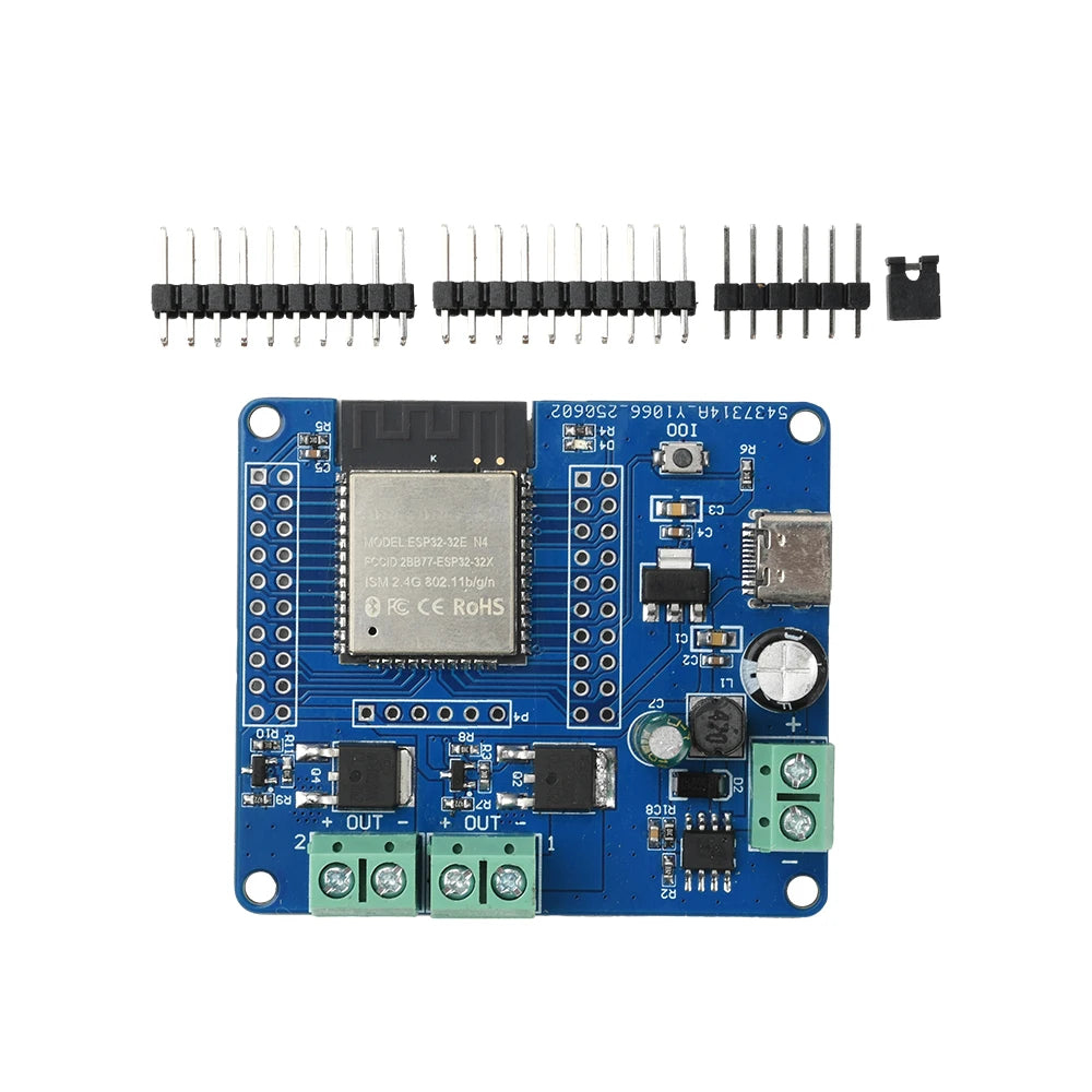 DC 5-60V 2/4 Way Mos Switch Module On-Board Esp32-32E Module Wifi Bluetooth ESP Development Board Type C