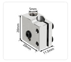 3D Printer Hotend Kit 24V 64W Heating Tube Thermistor 0.4mm Nozzle 1.75mm For Artillery Sidewinder X1 X2 Print Head Hotend Kit