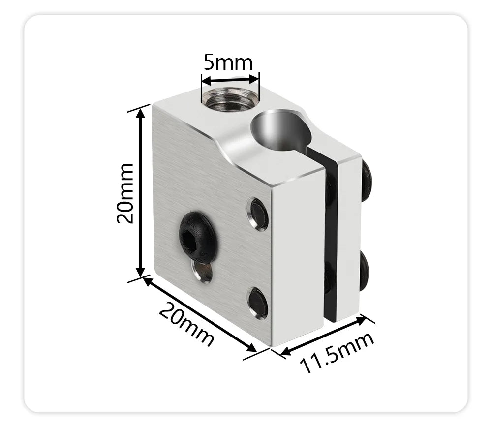 3D Printer Hotend Kit 24V 64W Heating Tube Thermistor 0.4mm Nozzle 1.75mm For Artillery Sidewinder X1 X2 Print Head Hotend Kit