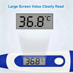 AiQUE Digital Pet Thermometer Fast Read Soft Tip Rectal Oral Temperature Meter for Dogs Cats Pets Memory Recall Veterinary Tool