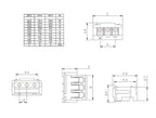 440pcs ZH1.5 1.5mm Pitch Wire-to-Board Connector Kit Horizontal and Vertical SMD Pin Header Terminal Housing (2/3/4/5 Pin)