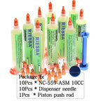 RIESBA NC-559-ASM The high quality solder paste solder paste flux oil cylinder welding needle mouth