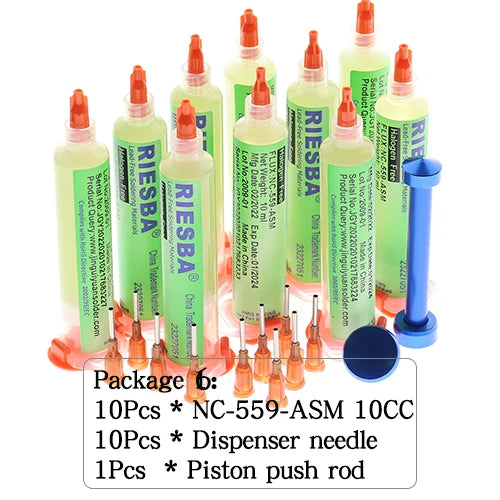 RIESBA NC-559-ASM The high quality solder paste solder paste flux oil cylinder welding needle mouth