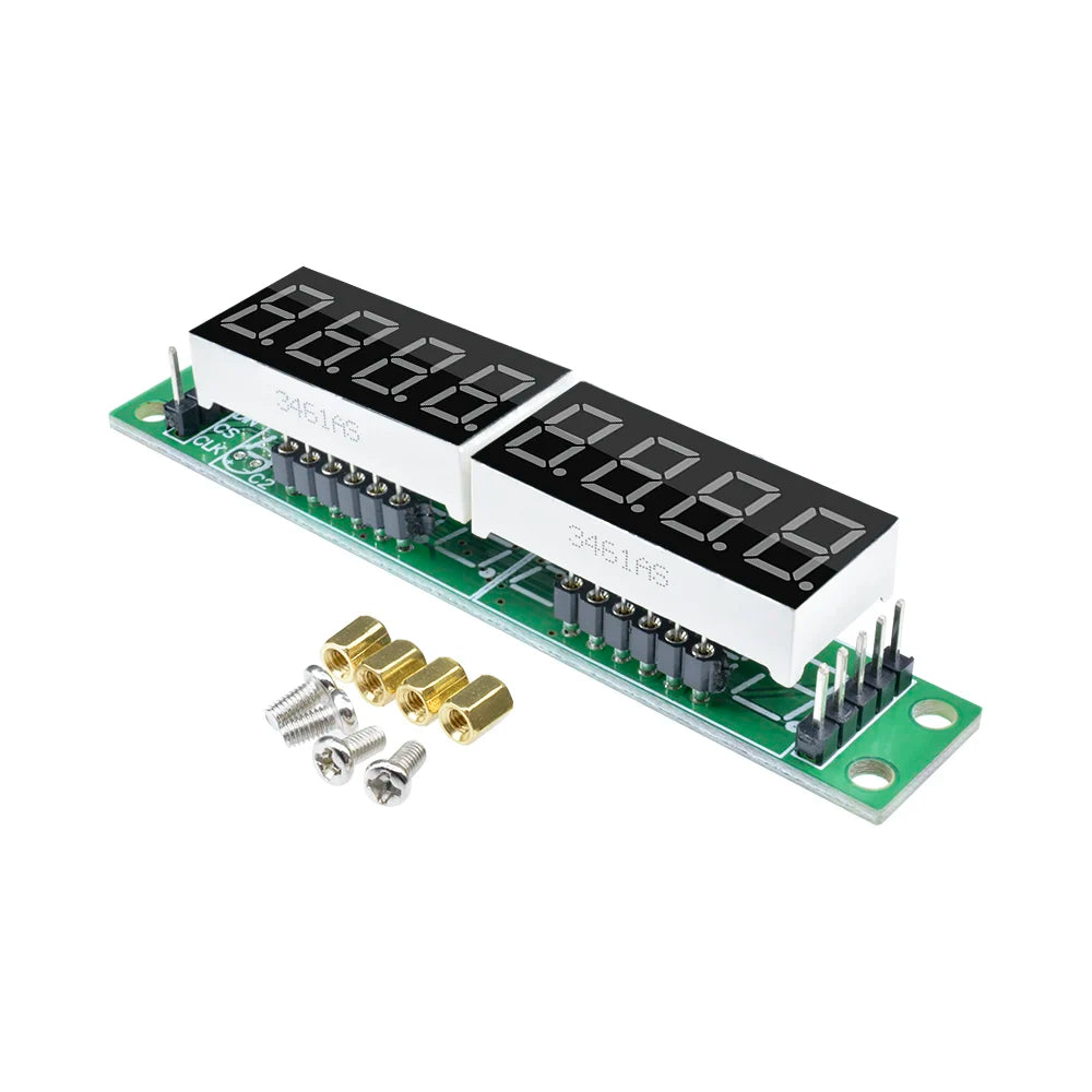 8 Digit Bit MAX7219 Digital Tube Display Module Board 7 Segment Digital LED Display 5V/3.3V Controller for Arduino 51/AVR/STM32