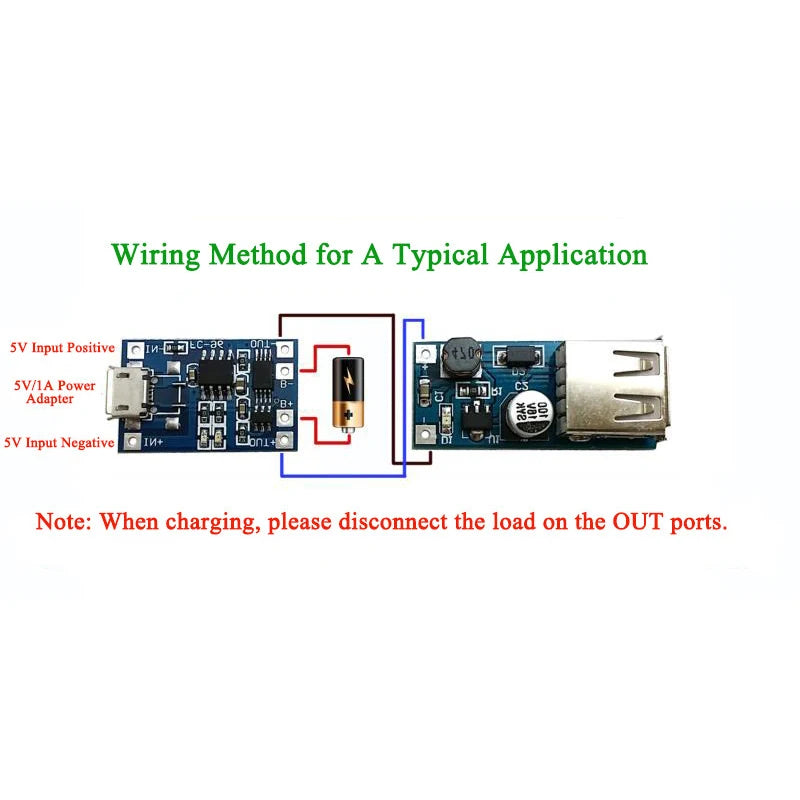 5-20pcs Type-c Micro USB Mini 18650 TP4056 Lithium Battery Charger Module Charging Board With Protection 5V 1A Charger Module