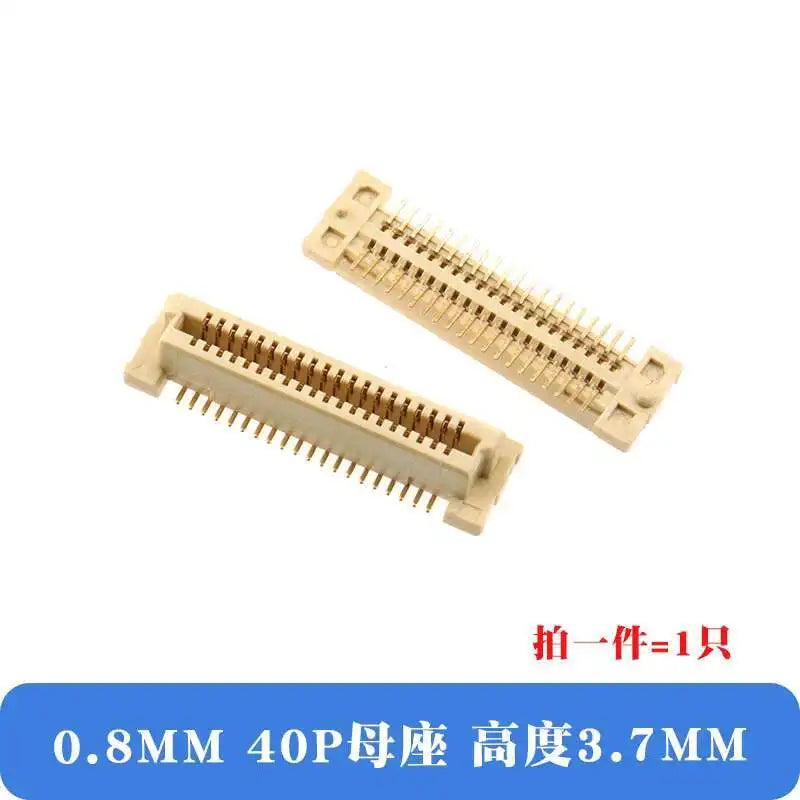 1pcs Board-To-Board Connector BTB Pitch 0.8Mm Dual Row SMD 40P/60/80/100P/120P/140P