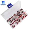 CBB Polypropylene Film Capacitor Box Kit 10nF~470nF Capacitor Bank 10nF 22nF 33nF 47nF 100nF 220nF 330nF 470nF 100 PCS