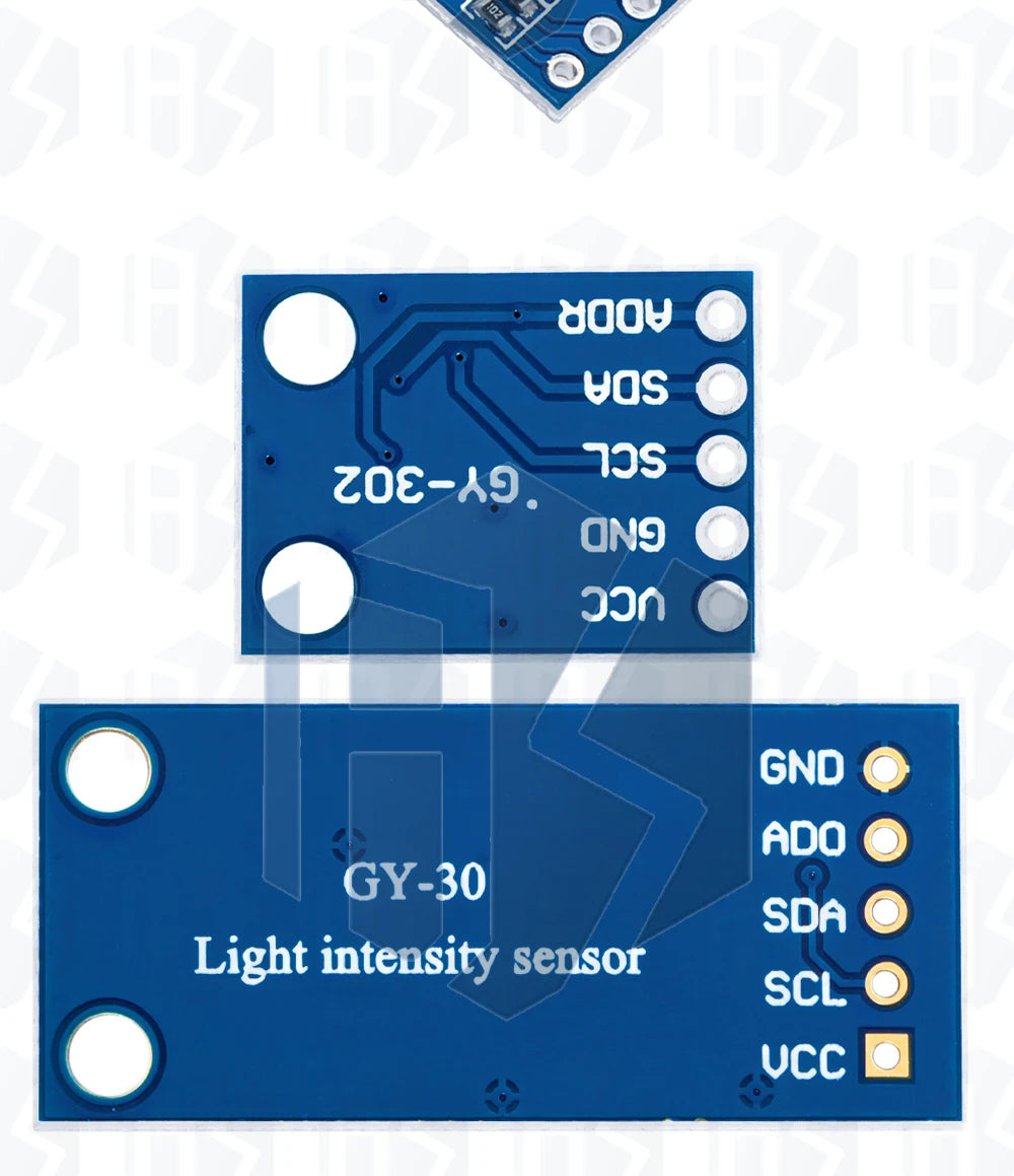 GY - 30 / GY - 302 BH1750 BH1750FVI Light Intensity Illumination Module: 3V - 5V Compatibility for Arduino Projects