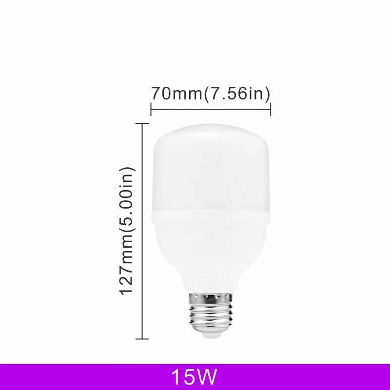 Lampada LED Bulb E27 60W 50W 40W 30W 20W 15W 10W 5W LED Light 220V No Flicker LED Lamp Spotlight Lighting Ampoule Bulb