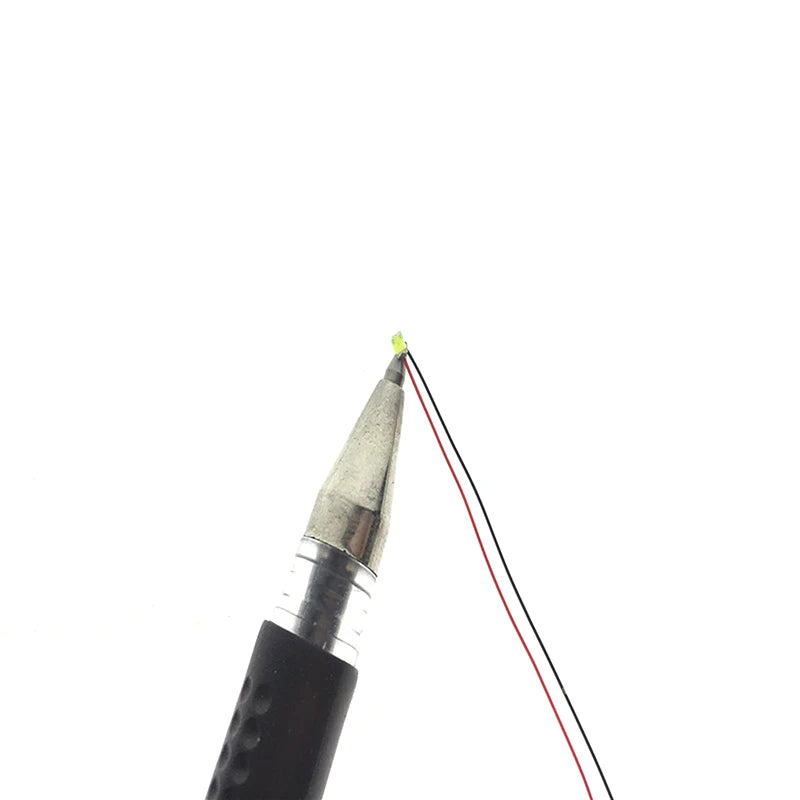 10pcs 0805 FLASHING LED SMD Lamp Wired Micro Litz Led Pre-soldered Chip Wired 30cm 3V Railway Model Toy Light DIY Leads Wires