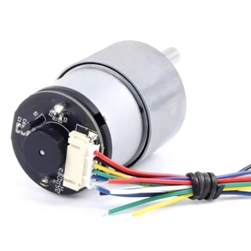 1pc JGB37-520 DC Geared Motor with Its Own Code Hall Encoder Self-Balancing Trolley with Speed Measurement