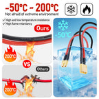 10AWG XT60 Female/Male to M8 O Ring Eyelet Terminal Plug Connector Cable Charger Side Power Wire for RC Lipo Battery FPV Racing