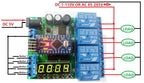 DC6.5-25V/5V 4CH Relay Control Board Opto Isolated NPN Input Digital Tube For Arduino Pro Mini Programmable Timer Module