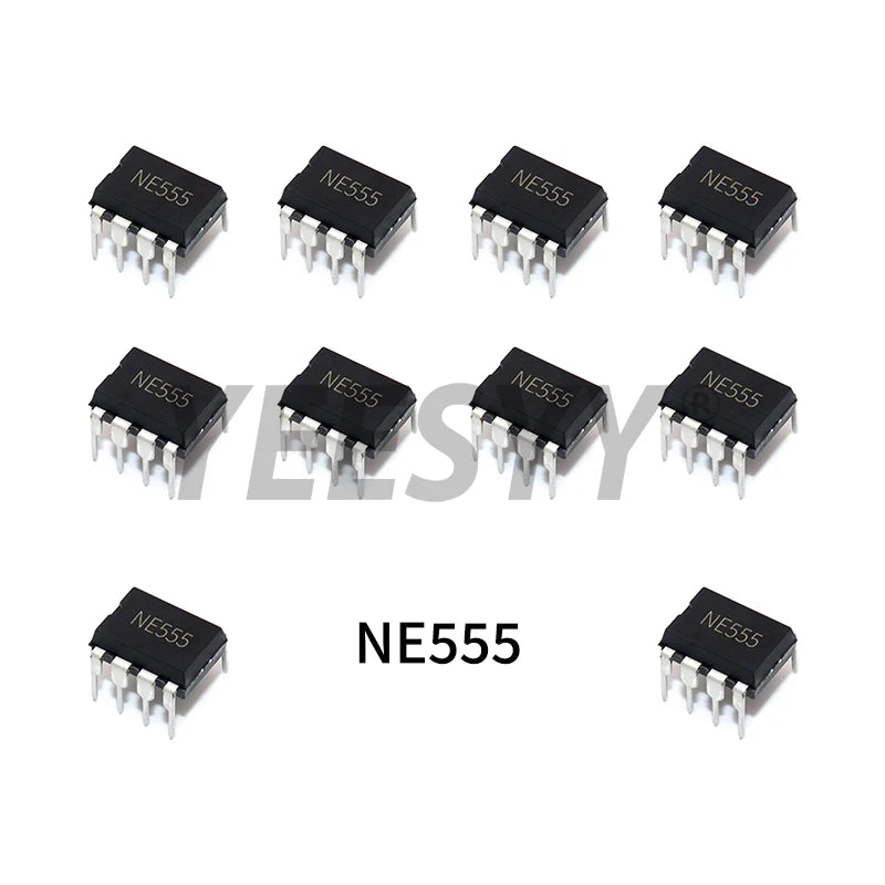 20Pcs (10 Each) NE555 IC 555  NE555P Timer Programming Oscillator Chip & 8 Pin DIP Sockets