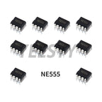 20Pcs (10 Each) NE555 IC 555  NE555P Timer Programming Oscillator Chip & 8 Pin DIP Sockets