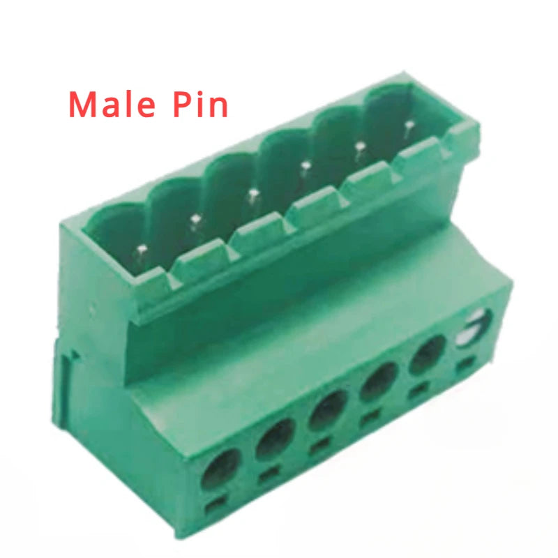 10pcs/sets Female Male Plug Aerial Butt Welding 2EDGRK 15EDGRK-5.08mm 2P-24P Plug-in Solder-free Wire Terminal Block Connector
