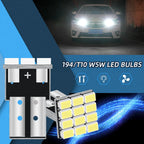4pcs T10 W5W 194 LED CANBUS Bulb 2835 12smd 12V Car Interior Reading Lamp Clearance Lights License Plate Bulbs Dome Signal
