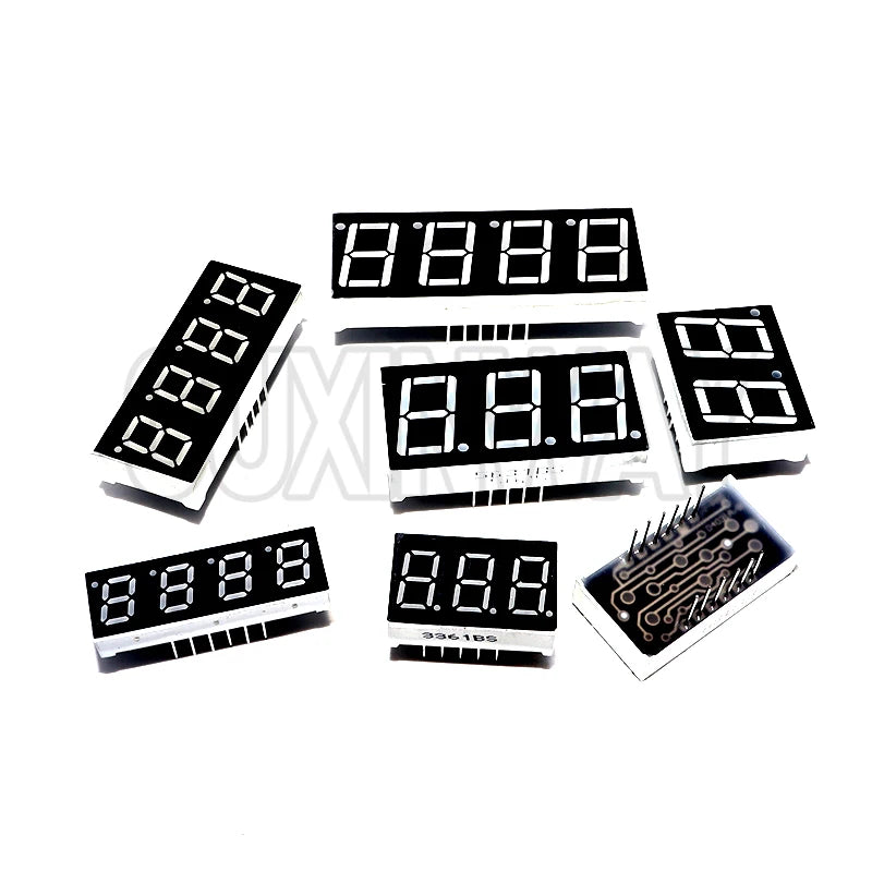 5pcs Digital tube Common AnodeCathode Red 3 4 Bit digital Tube 0.28 0.36 0.56 inch Red LED Display 7 segment
