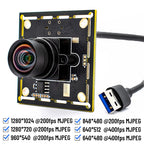 USB3.0 Global Shutter 1.3MP 200fps HD Camera Module 400fps High Speed Motion Camera Board Plug And Play With No Distortion Lens