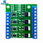 4-Channel MOS Optocoupler Isolation Module DC3-20V 10A with Signal Indicator Light Fotoelektrische Isolator ﻿
