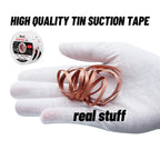 1pcs Width 1.5mm 2.0mm 2.5mm 3.0mm Solder Wick Remover Desoldering Braid Wire Braid Solder Remover Wick Wire for BGA stencil
