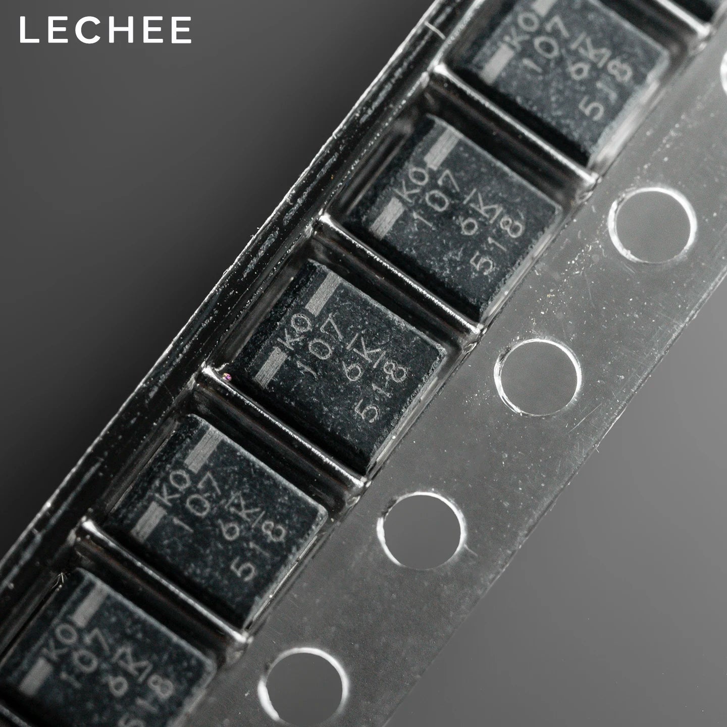 10PCS/Set T520B107M006ATE040 6.3V 100uF 40mOhm Polymer Tantalum Capacitors Low ESR SMD Case-B 3528 for Electronics