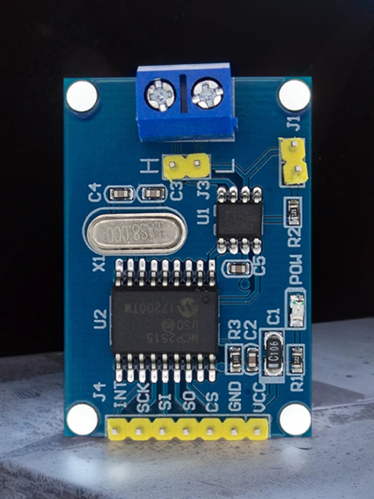 MCP2515 CAN Bus Module Board SPI TJA1050 Receiver MCP2515 CAN Bus Driver Module Board for 51 MCU ARM Controller for Arduino DIY