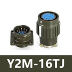 Y21M Series Fast Buckle Aviation Fixed Type Industrie Connector Plug Socket Male Female  2/3/4/5/7/10/14/16 Pin Army Green