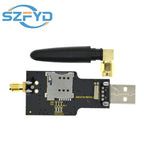 USB to GSM GPRS Module - Quad-Band SIM800/SIM800C, SMS Messaging,  Bluetooth-compatible, with Antenna