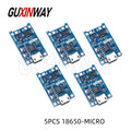 5V 1A 18650 TP4056 Micro/Type-c/Mini Lithium Battery Charger Module Charging Board With Protection Dual Functions Li-ion.