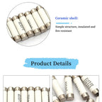 5/20/60Pcs 10*38 Fast blow Ceramic Fuse 10x38mm Fuse 380V 500V 0.5A 1A 2A 3A 4A 5A 6A 8A 10A 16A 20A 25A 32A 40A RO15 RT18 RT14