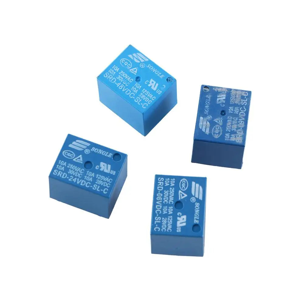 Functional 5Pins 10A SRD-06VDC-SL-C SRD-12VDC-SL-C SRD-05VDC-SL-C SRD-03VDC-SL-C Relay Module Power Relays Smart Electronic