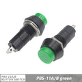 PBS-11A 12mm self-locking Plastic Push Button Switch Latching Switchs 1A 250V AC 2PIN PBS-11B