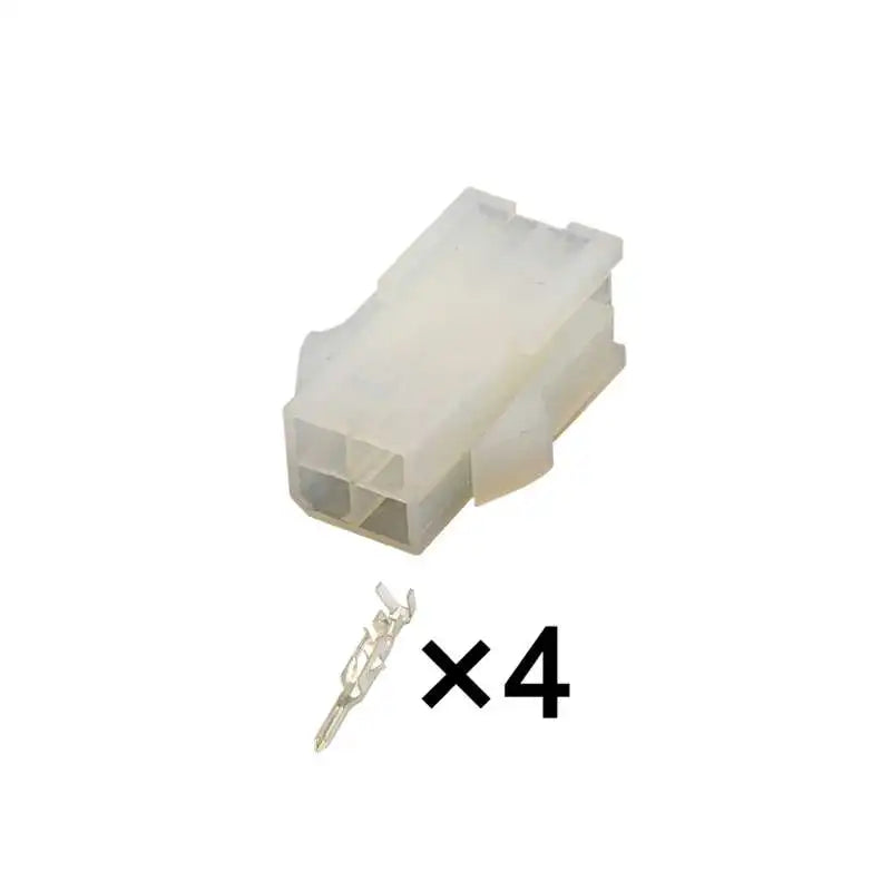 4.20mm 4pin 9012040/39012041 Radio Socket Automotive Connector Mini-Fit Terminals Harness Jr 5559 Spacing Rubber Shell