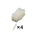 4.20mm 4pin 9012040/39012041 Radio Socket Automotive Connector Mini-Fit Terminals Harness Jr 5559 Spacing Rubber Shell