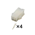 4.20mm 4pin 9012040/39012041 Radio Socket Automotive Connector Mini-Fit Terminals Harness Jr 5559 Spacing Rubber Shell