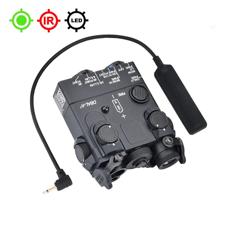 Airsoft CNC IR Laser Sight RAID CQBL PEQ PERST NGAL OGL DBAL IR Device Metal Material  Red, Green, Blue Laser IR Laser 20mm Rail