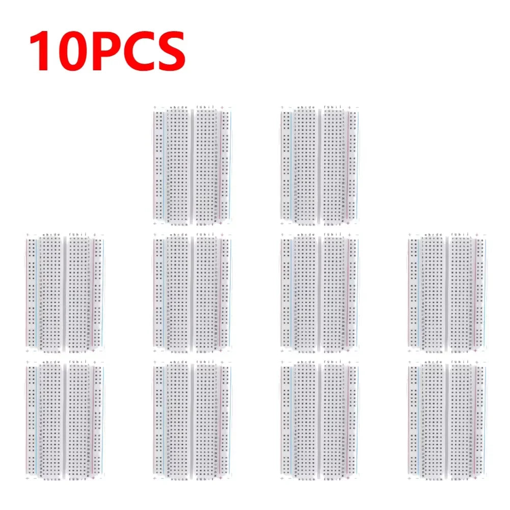 1-20pcs 400 Tie Points Solderless PCB Breadboard Spliceable Mini Universal Test Protoboard for Experiment Test Robot