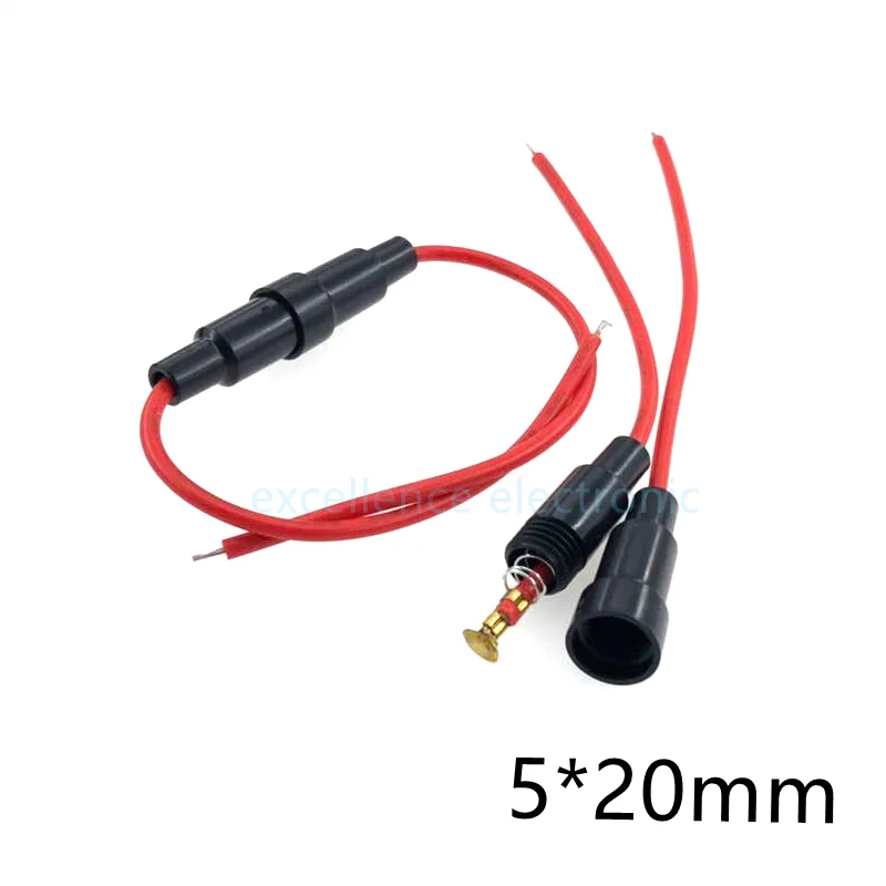5Pcs BLX-A Glass Fuse Holder 5x20mm 6x30mm PCB Mount Fuseholder Clip Ceramic Fuse Tube Socket for Electrical Safety