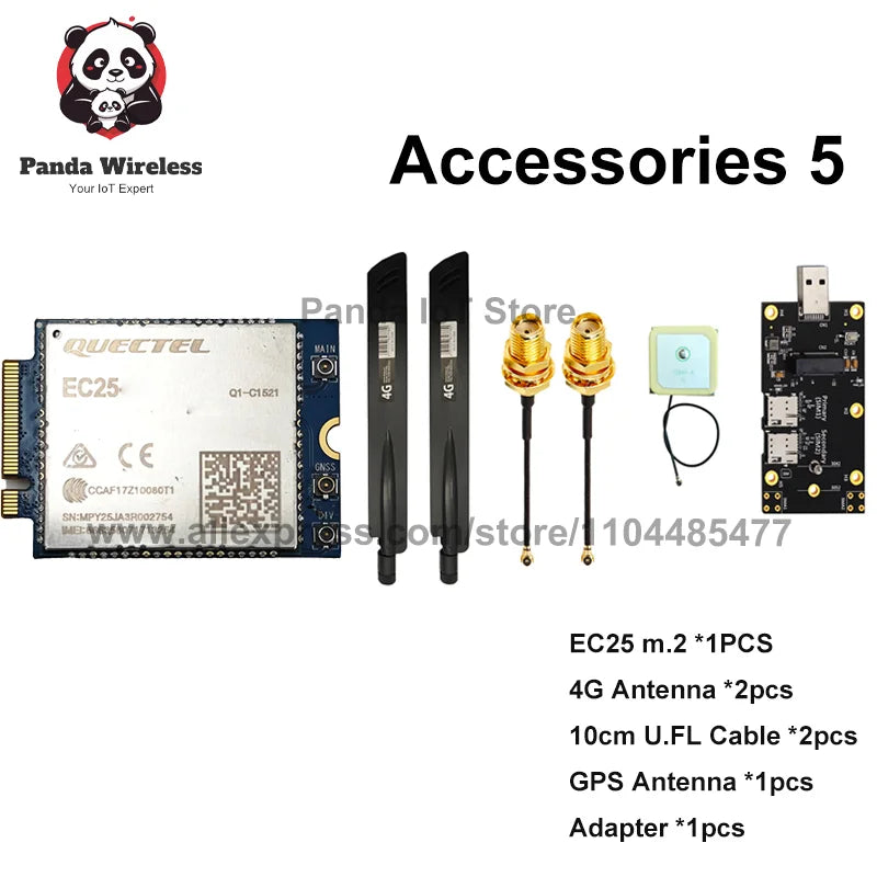 1PCS  SIM Card Slot EC25-A EC25-E EC25-J EC25-AU EC25-AUX EC25-EUX EC25-AF EC25-AFX  Quectel EC25 M.2 LTE Cat 4 Module